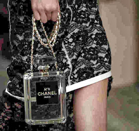 chanel no 5 bottle bag