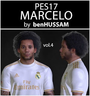PES 2017 Faces Marcelo by BenHussam