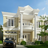 Desain Rumah Klasik Modern 2 Lantai Terbaru