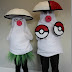 disfraz casero de foonguss y Amoonguss de pokemon