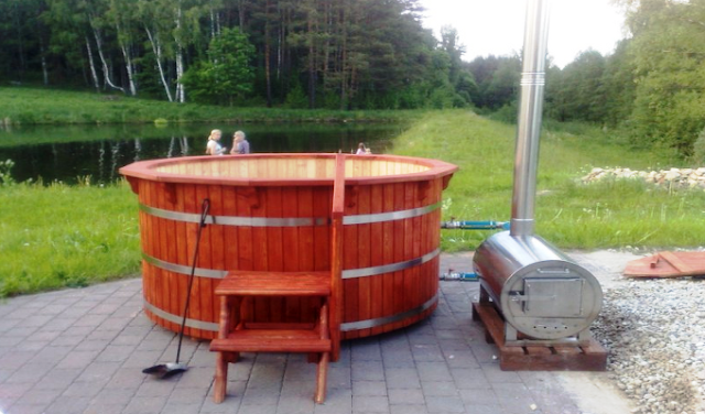 Wood burning Hot Tub Heaters