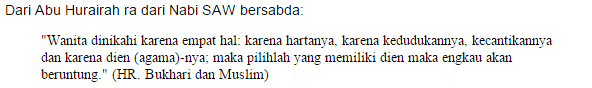 Dalil Lengkap Mengenai Wanita Sholehah Dalam Islam Bersumber dari Al Quran Dan Al Hadist - Islamic Information