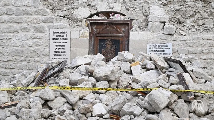 Σεισμός στην Τουρκία: Καταστράφηκε ελληνορθόδοξη εκκλησία μετά από 7 αιώνες