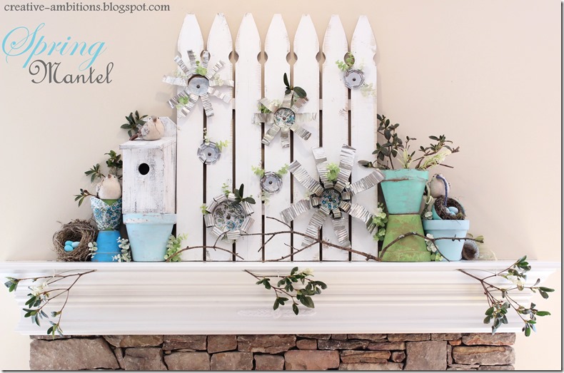 Spring Mantel