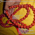 Japamala Kalung Tasbih Batu RED CORAL : Kerajinan Khas Jember Japamala Kalung Tasbih Batu RED CORAL Original Natural Ukuran 108 Diameter 18 mm