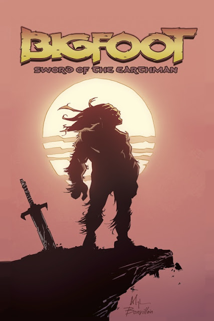 Bigfoot Sword of the Earthman barbarian comic book cover