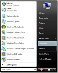 Windows Start Menu