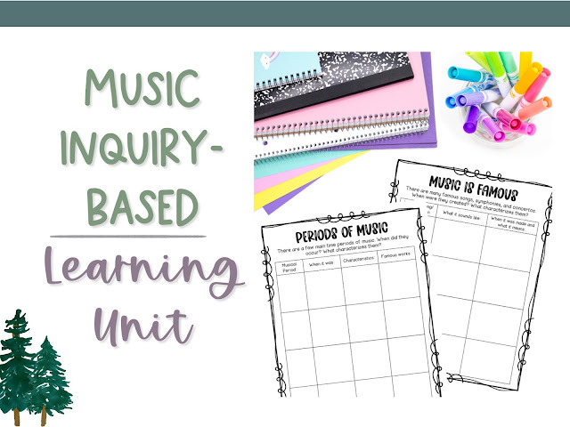 Music inquiry based learning unit for elementary classes