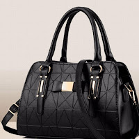 Vicria Tas Branded Wanita - Korean High Quality Bag CH Style - BLACK