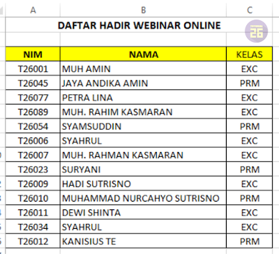 Menghapus Data Duplikat pada Ms Excel