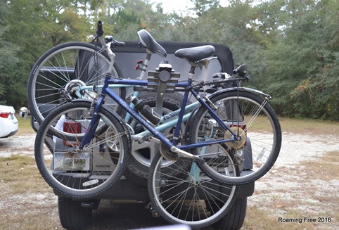 Took our bikes for a ride