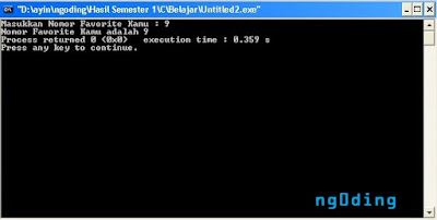 Input dan Output Integer dalam Bahasa Pemrograman C