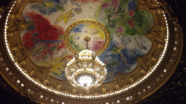 the ceiling of the Opera House 