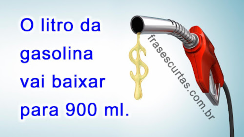 Piada preço da gasolina