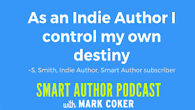 image reads:  "As an indie author I control my own destiny"