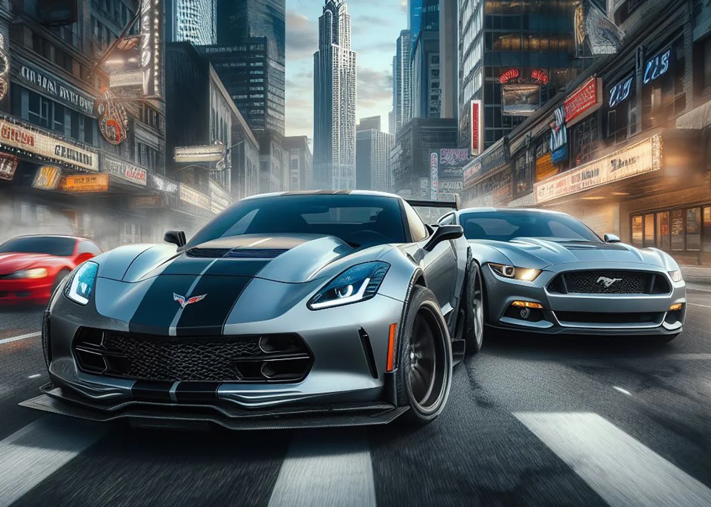 Corvette vs Mustang