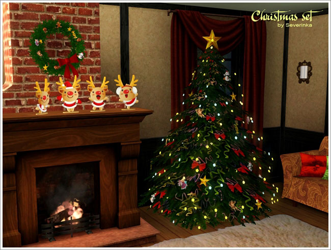 My Sims  3  Blog Christmas  Decor  Set by Severinka