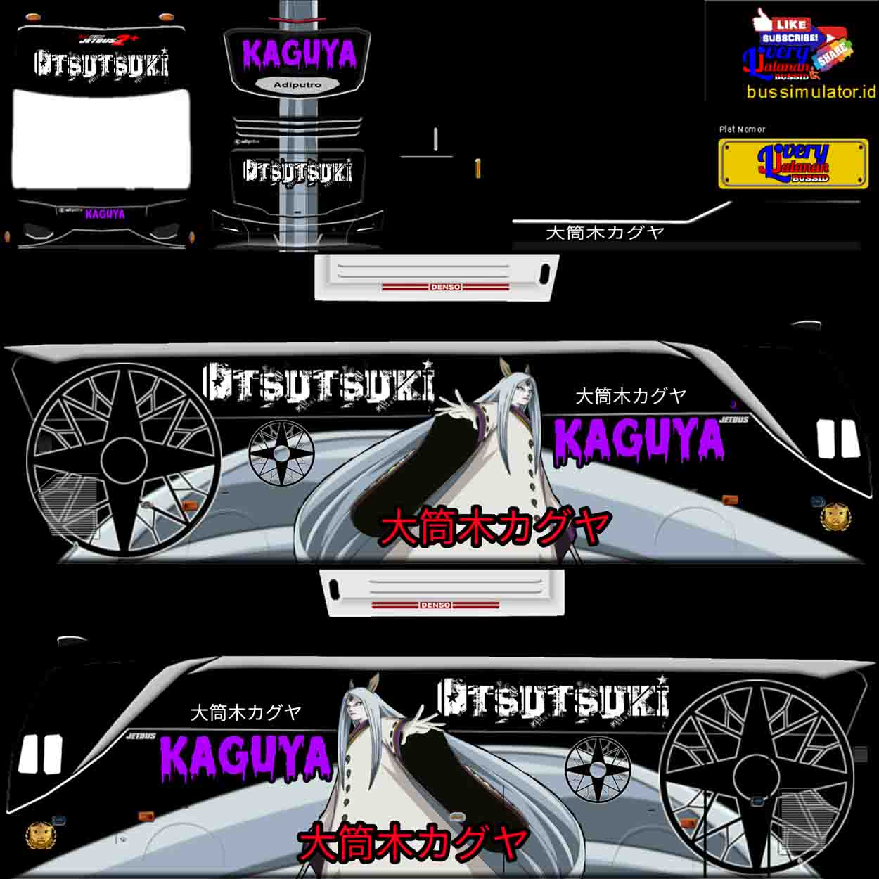 livery bussid kaguya boruto