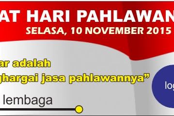 Download Spanduk Hari Pahlawan 2015