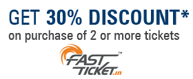 ICICI bank Fastticket offer for 30% disount