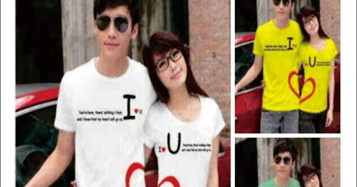  Kaos  Couple  I Love U Baju Online Murah Jakarta 