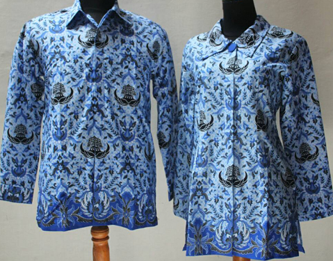 model baju batik terbaru untuk guru