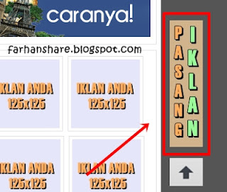 Cara Membuat Banner Melayang di Kanan atau Kiri Blog