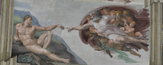 The Creation of Adam- Michelangelo in the Sistine Chapel