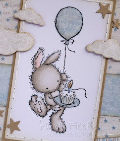 Boys card featuring bunny with balloon (image from LOTV)