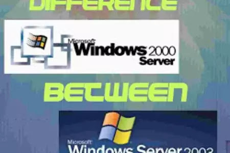 Difference between Windows 2000 server and Windows Server 2003 in hindi