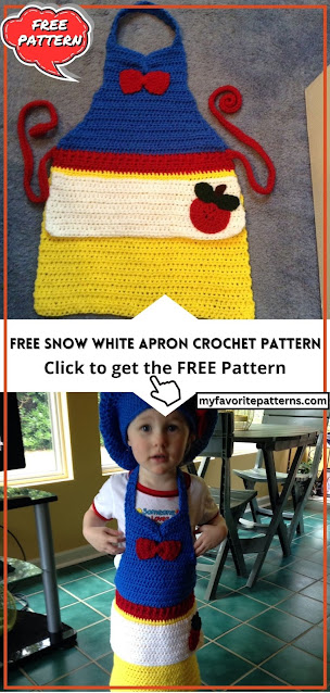 Free Snow White Apron Crochet Pattern