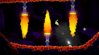 Kickback Slug Cosmic Courier Game Screenshot 2