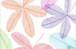 Fine Line Marker Leaves