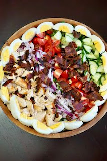 Honey Mustard Cobb Salad: Savory Sweet and Satisfying