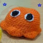 patron gratis fantasma pacman amigurumi