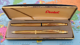 pentel r7 sg75 pen pencil set