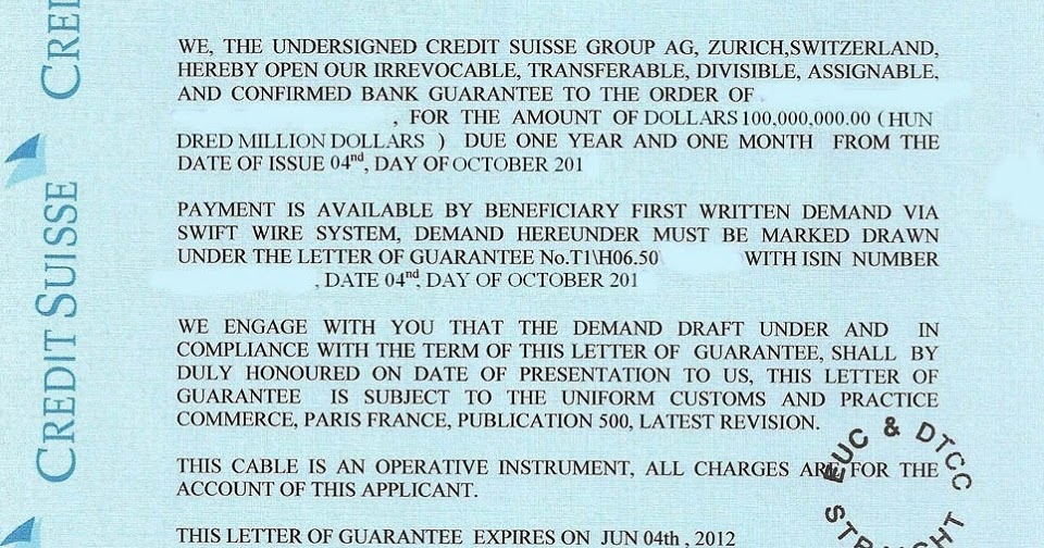 Contoh Surat Director Guarantee Changed Bank Guarantee