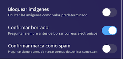 Como activar confirmar borrado en Yahoo Mail