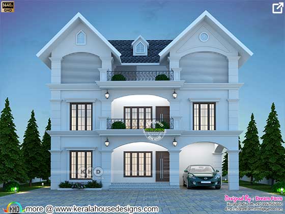 4 bedrooms 2800 sq. ft. modern home design