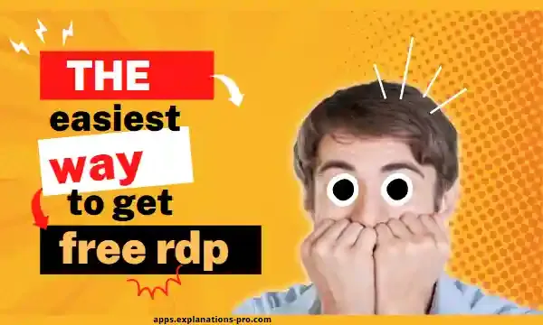 The easiest way to get free rdp