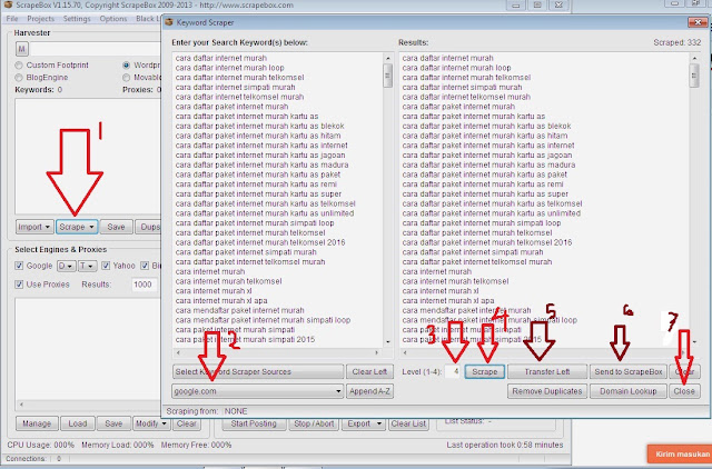 Cara Menggunakan Tool Scrape Box Untuk Meletakkan Backlink Komentar Blog 