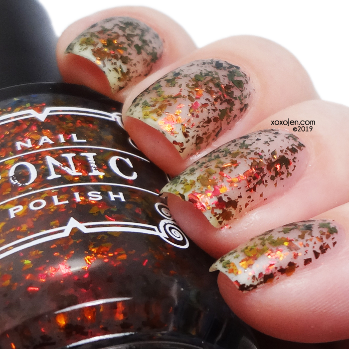 xoxoJen's swatch of Tonic Down in Flames