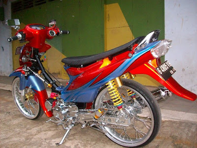 tips setel balap motor suzuki shogun rr