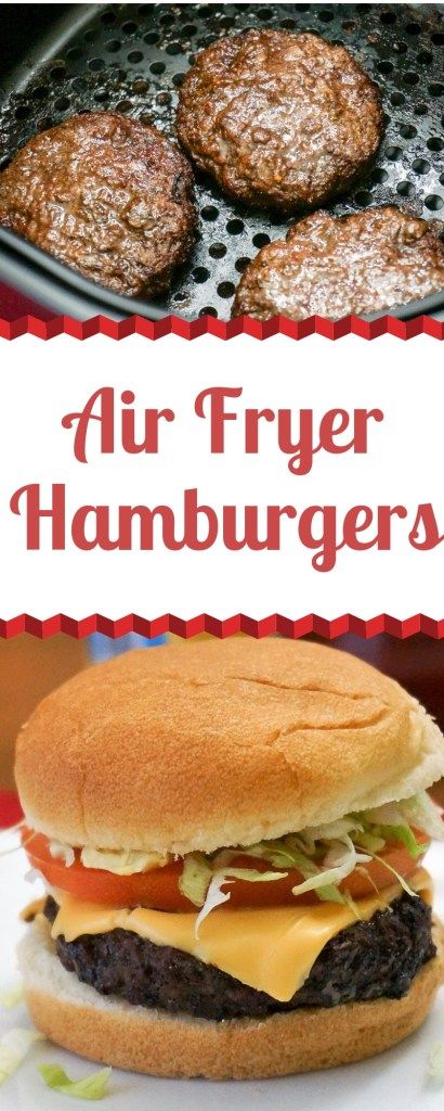 If you're like me and you don't like the mess and hassle of cooking hamburgers on the stove top, you'll love these Air Fryer Hamburgers. They taste delicious and there's no greasy mess to clean up.