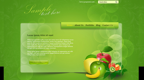 Create a Fruit Farm Website Design In Photoshop