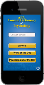 APA concise dictionary of psychology app