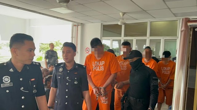 Pemuda parah ditetak di premis makan, empat suspek direman polis