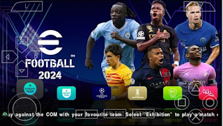 Download eFootball PES Update New Season 2024 PPSSPP Full Transfer And New Kits Fix Camera PS5 Best Graphics HD