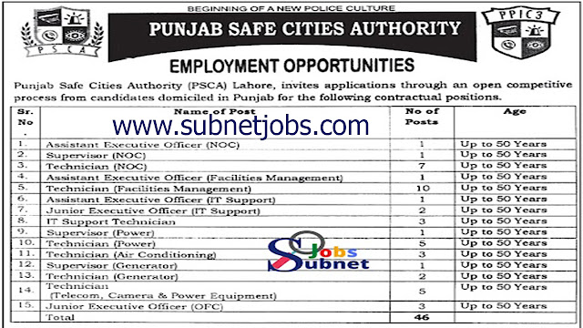 PSCA Jobs Vacancies 2024 (بے شمار خالی آسامیاں)