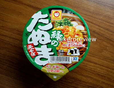 รีวิว มารุจัง โซบะกึ่งสำเร็จรูป รสเทมปุระ (CR) Review Midori No Tanuki Soba, Maruchan Brand.